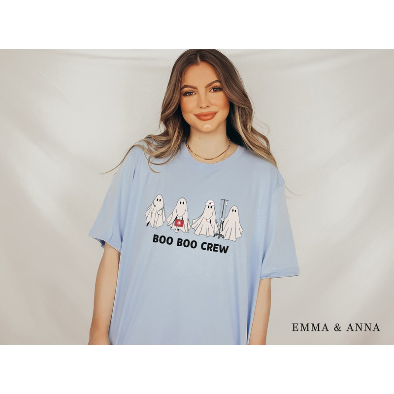 Halloween Shirt, Boo Boo Crew Shirt, Ghost Shirt, Halloween Nurse Shirt, Funny Halloween Shirt, Nurse TShirt, Nursing Gifts, Nursing Student - 5.jpg