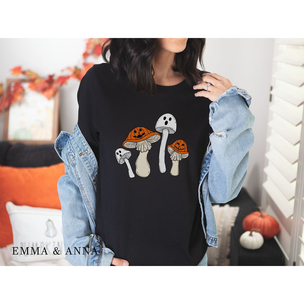 Halloween Shirt, Fall Shirt, Ghost Shirt, Magic Mushroom TShirt, Pumpkin Shirt, Spooky Season, Halloween Party, Funny Halloween Shirt - 1.jpg