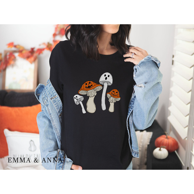 Halloween Shirt, Fall Shirt, Ghost Shirt, Magic Mushroom TShirt, Pumpkin Shirt, Spooky Season, Halloween Party, Funny Halloween Shirt - 1.jpg