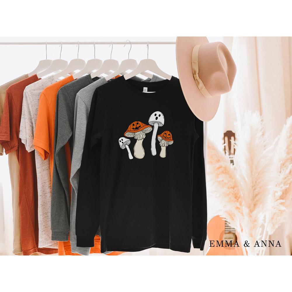 Halloween Shirt, Fall Shirt, Ghost Shirt, Magic Mushroom TShirt, Pumpkin Shirt, Spooky Season, Halloween Party, Funny Halloween Shirt - 1.jpg