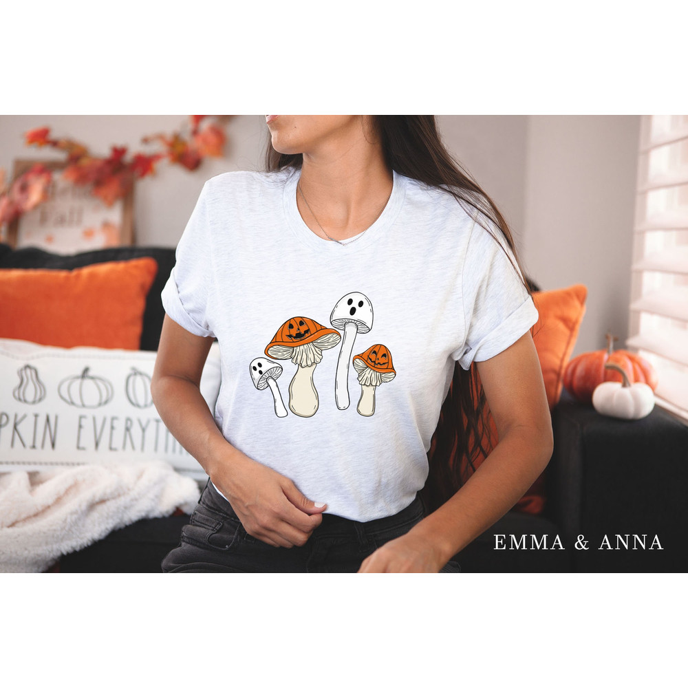 Halloween Shirt, Fall Shirt, Ghost Shirt, Magic Mushroom TShirt, Pumpkin Shirt, Spooky Season, Halloween Party, Funny Halloween Shirt - 3.jpg