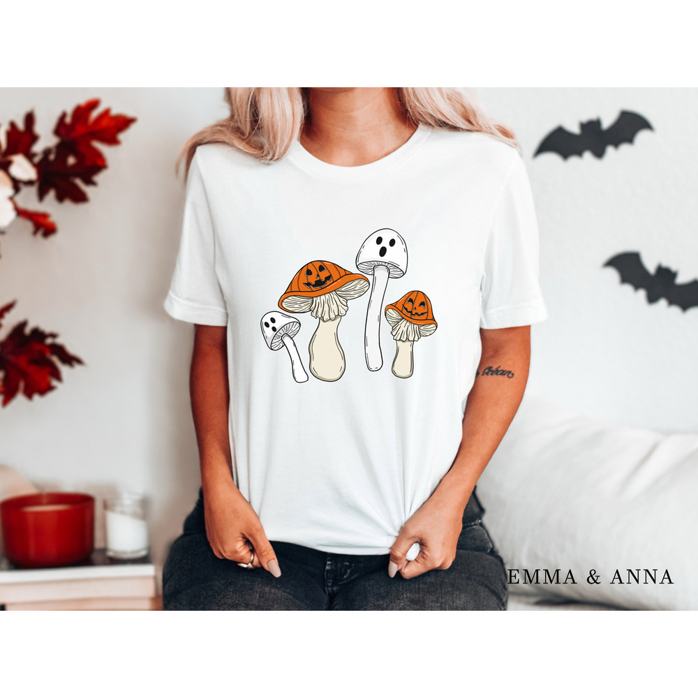 Halloween Shirt, Fall Shirt, Ghost Shirt, Magic Mushroom TShirt, Pumpkin Shirt, Spooky Season, Halloween Party, Funny Halloween Shirt - 4.jpg