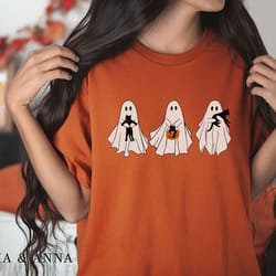halloween shirt, ghost shirt, halloween tshirt, black cat shirt, cat lover gift, funny halloween, halloween party, fall