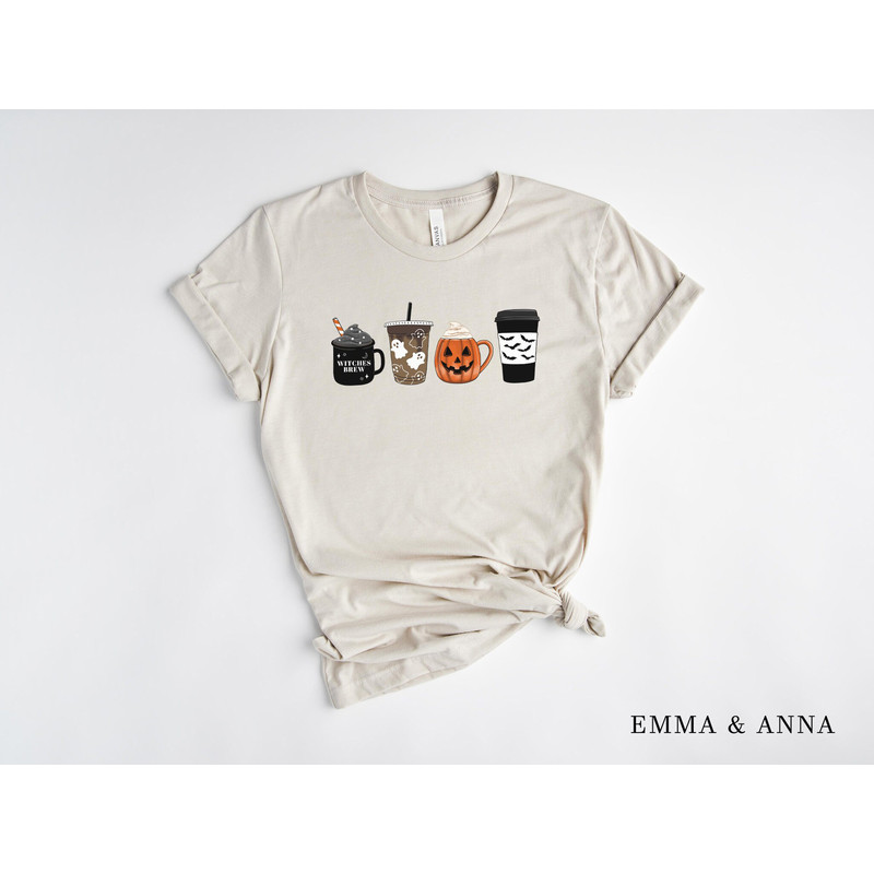 Halloween Shirt, Halloween T-Shirt, Fall Coffee Shirt, Fall Shirts, Halloween Coffee Shirt, Pumpkin Spice Shirt, Jack-o-Lantern Shirt - 9.jpg