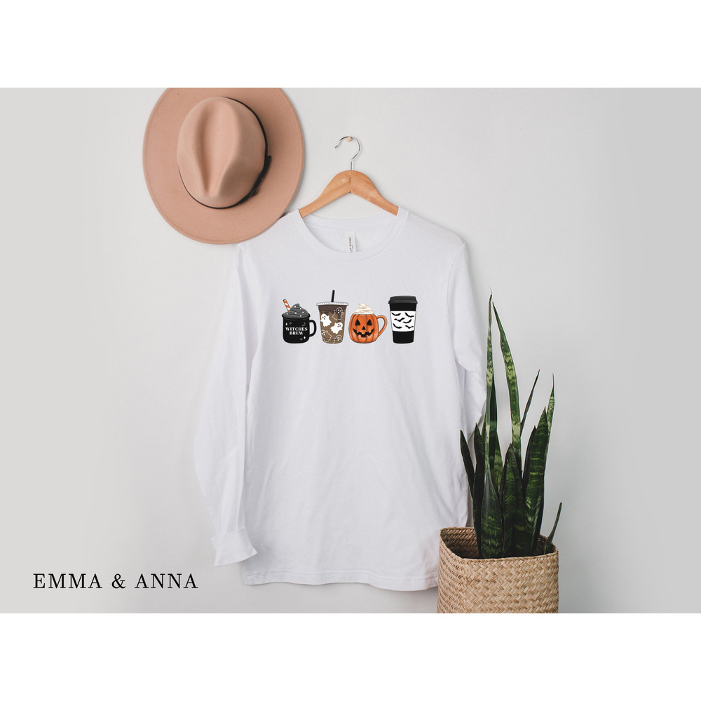 Halloween Shirt, Halloween T-Shirt, Fall Coffee Shirt, Fall Shirts, Halloween Coffee Shirt, Pumpkin Spice Shirt, Jack-o-Lantern Shirt - 4.jpg