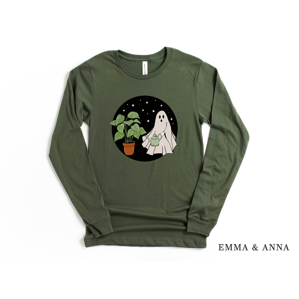 Halloween Shirt, Halloween T-Shirt, Ghost Shirt, Fall Shirt Women, Plant Shirt, Plant Lover Gift, Funny Halloween, Plant Mom, Spooky Season - 1.jpg