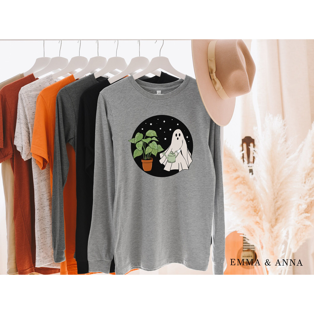 Halloween Shirt, Halloween T-Shirt, Ghost Shirt, Fall Shirt Women, Plant Shirt, Plant Lover Gift, Funny Halloween, Plant Mom, Spooky Season - 2.jpg