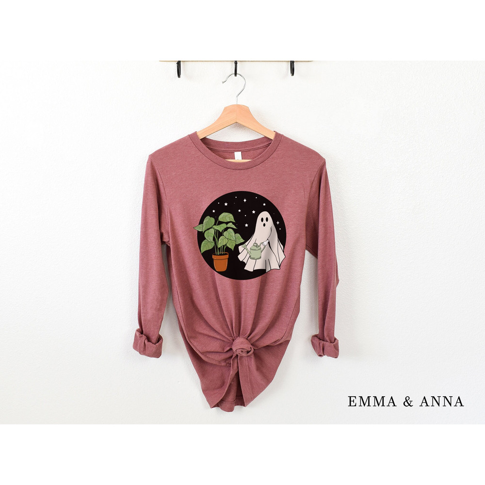 Halloween Shirt, Halloween T-Shirt, Ghost Shirt, Fall Shirt Women, Plant Shirt, Plant Lover Gift, Funny Halloween, Plant Mom, Spooky Season - 3.jpg