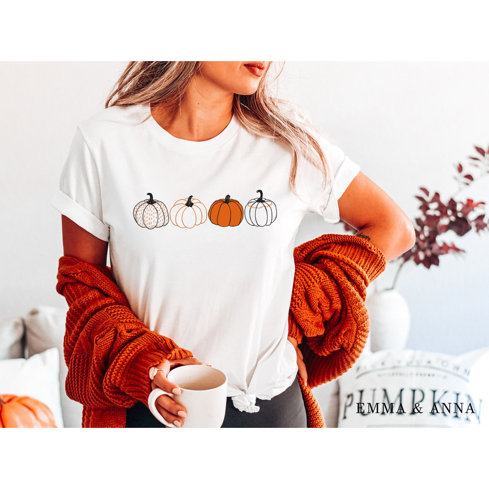 Halloween Shirt, Halloween T-Shirt, Pumpkin Shirt, Pumpkin T-Shirt, Fall Shirts for Women, Cute Fall Shirt, Halloween Tee, Pumpkin Spice - 3.jpg