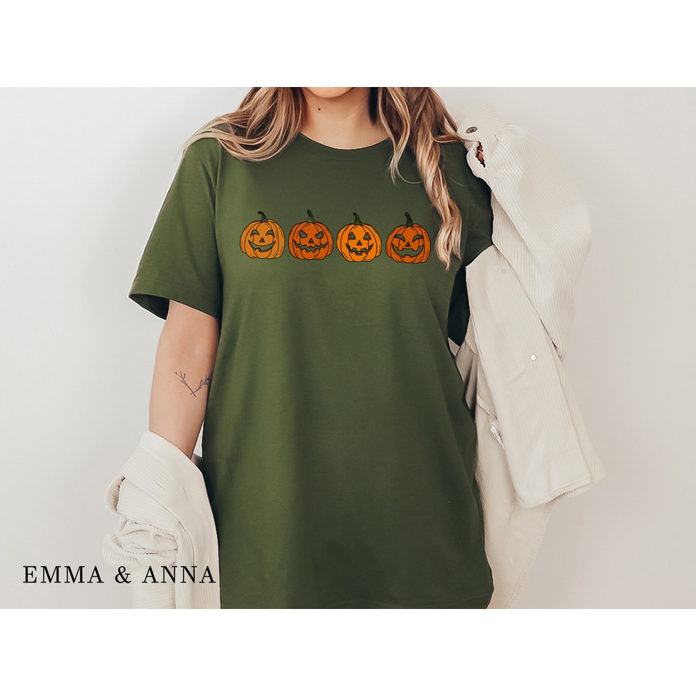 Halloween Shirt, Pumpkin Shirt, Jack-o-Lantern Shirt, Halloween Graphic Tees, Spooky Season Shirt, Halloween T-Shirt, Fall Shirts for Women - 2.jpg
