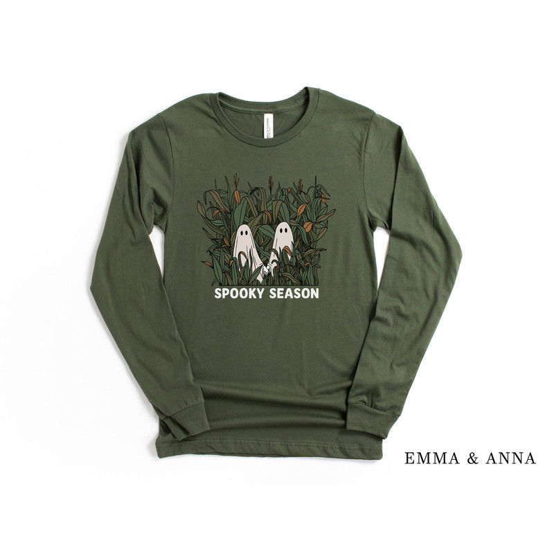 Halloween Shirt, Spooky Season Shirt, Halloween T-Shirt, Cute Ghost Shirt, Fall Shirts for Women, Pumpkin Shirt, Trick or Treat Shirt - 3.jpg