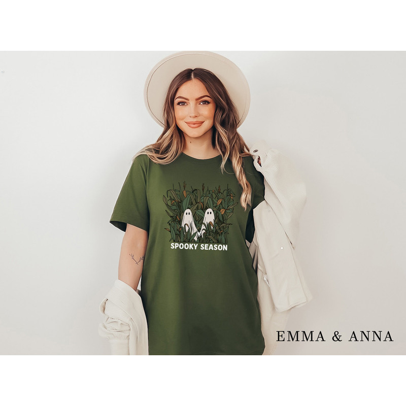 Halloween Shirt, Spooky Season Shirt, Halloween T-Shirt, Cute Ghost Shirt, Fall Shirts for Women, Pumpkin Shirt, Trick or Treat Shirt - 4.jpg