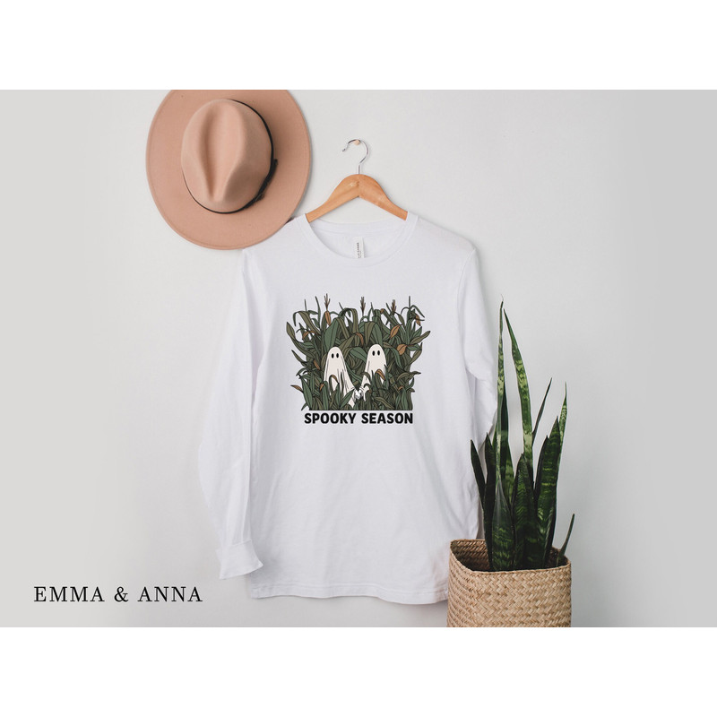 Halloween Shirt, Spooky Season Shirt, Halloween T-Shirt, Cute Ghost Shirt, Fall Shirts for Women, Pumpkin Shirt, Trick or Treat Shirt - 5.jpg