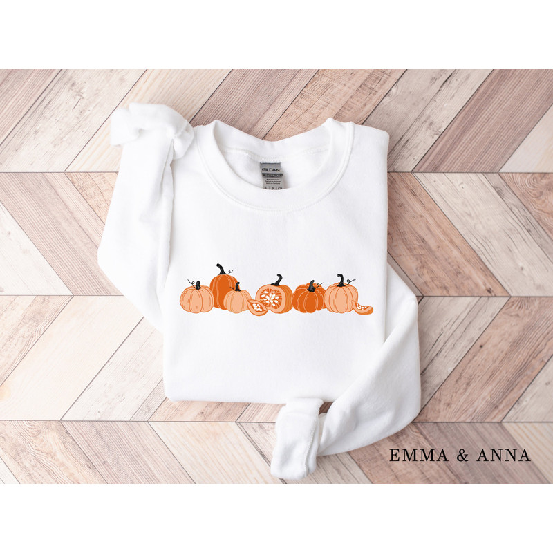 Halloween Sweatshirt for Women, Halloween Crewneck, Pumpkin Sweatshirt, Fall Sweatshirt, Jack-o-Lantern Sweatshirt, Pumpkin Sweater - 2.jpg