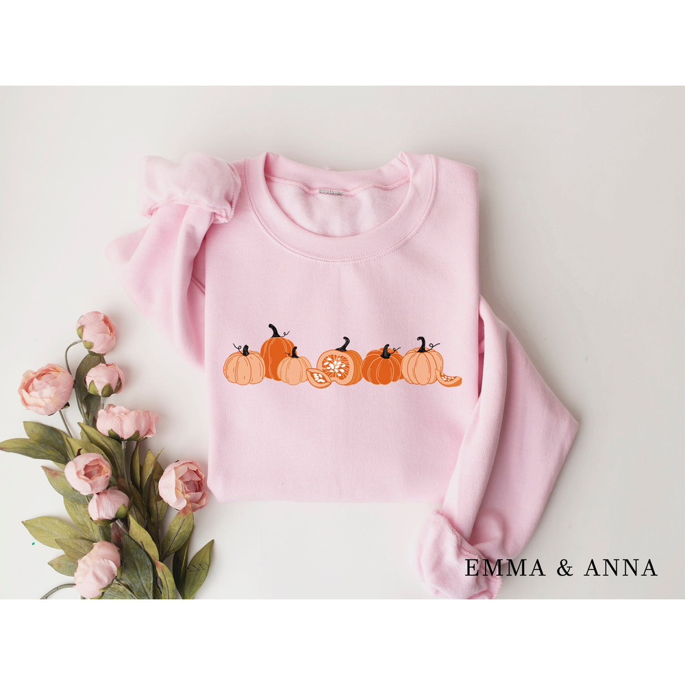 Halloween Sweatshirt for Women, Halloween Crewneck, Pumpkin Sweatshirt, Fall Sweatshirt, Jack-o-Lantern Sweatshirt, Pumpkin Sweater - 4.jpg