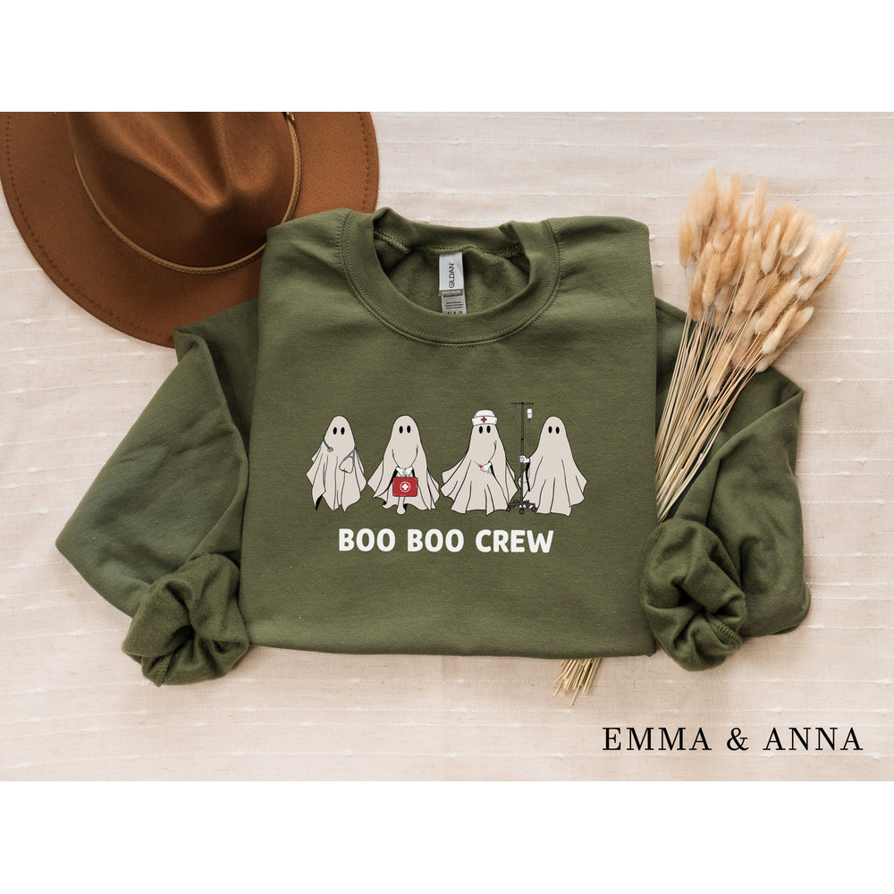 Halloween Sweatshirt, Boo Boo Crew Shirt, Halloween Nurse Shirt, Funny Halloween Shirt, Nurse Sweatshirt, Nursing Gifts, Nursing Student - 2.jpg