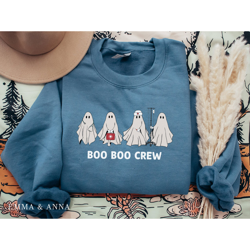 Halloween Sweatshirt, Boo Boo Crew Shirt, Halloween Nurse Shirt, Funny Halloween Shirt, Nurse Sweatshirt, Nursing Gifts, Nursing Student - 3.jpg