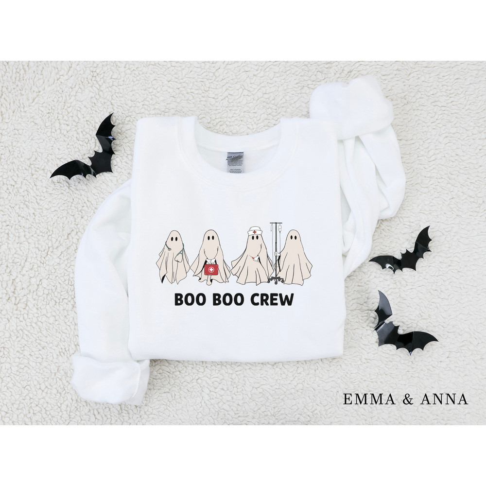 Halloween Sweatshirt, Boo Boo Crew Shirt, Halloween Nurse Shirt, Funny Halloween Shirt, Nurse Sweatshirt, Nursing Gifts, Nursing Student - 4.jpg