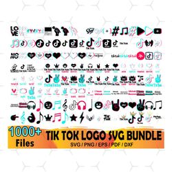 1000 tik tok logo svg bundle, tik tok svg, tik tok clipart