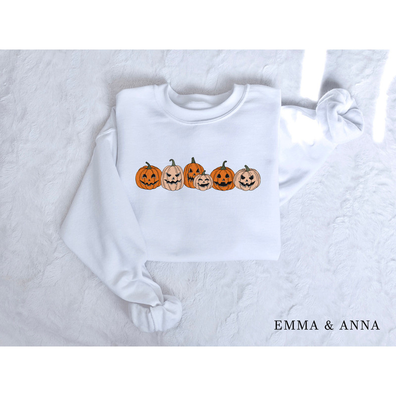 Pumpkin Sweatshirt, Fall Crewneck, Fall Sweatshirt for Women, Pumpkin Shirt, Fall Shirts, Halloween Sweatshirt, Halloween Sweater - 5.jpg