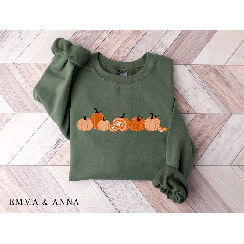 Pumpkin Sweatshirt, Fall Crewneck, Fall Sweatshirt for Women, Pumpkin Shirt, Fall Shirts, Halloween Sweatshirt, Halloween Sweater - 2.jpg