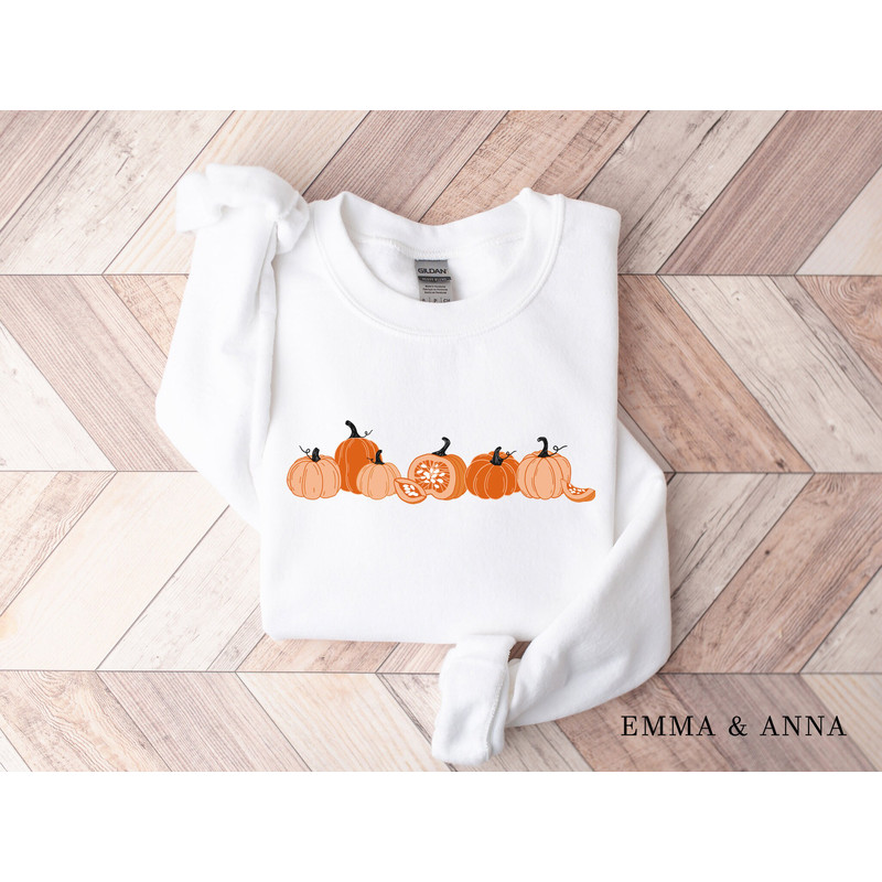 Pumpkin Sweatshirt, Fall Crewneck, Fall Sweatshirt for Women, Pumpkin Shirt, Fall Shirts, Halloween Sweatshirt, Halloween Sweater - 4.jpg