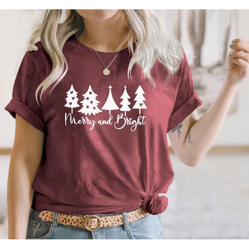 CHRISTMAS Tree T-shirt Xmas Funny Xmas Family Holiday Santa Claus Elf Snowman Jumpers Christmas Shirts, VChristmas Tree 4 - 1.jpg
