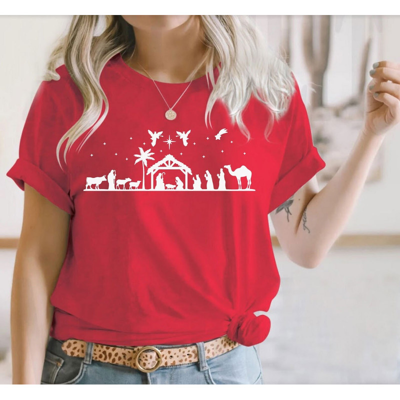 CHRISTMAS T-shirt Xmas Funny Xmas Family Holiday Santa Claus Elf Snowman Jumpers Christmas Shirts, Christmas  Holy Night - 2.jpg