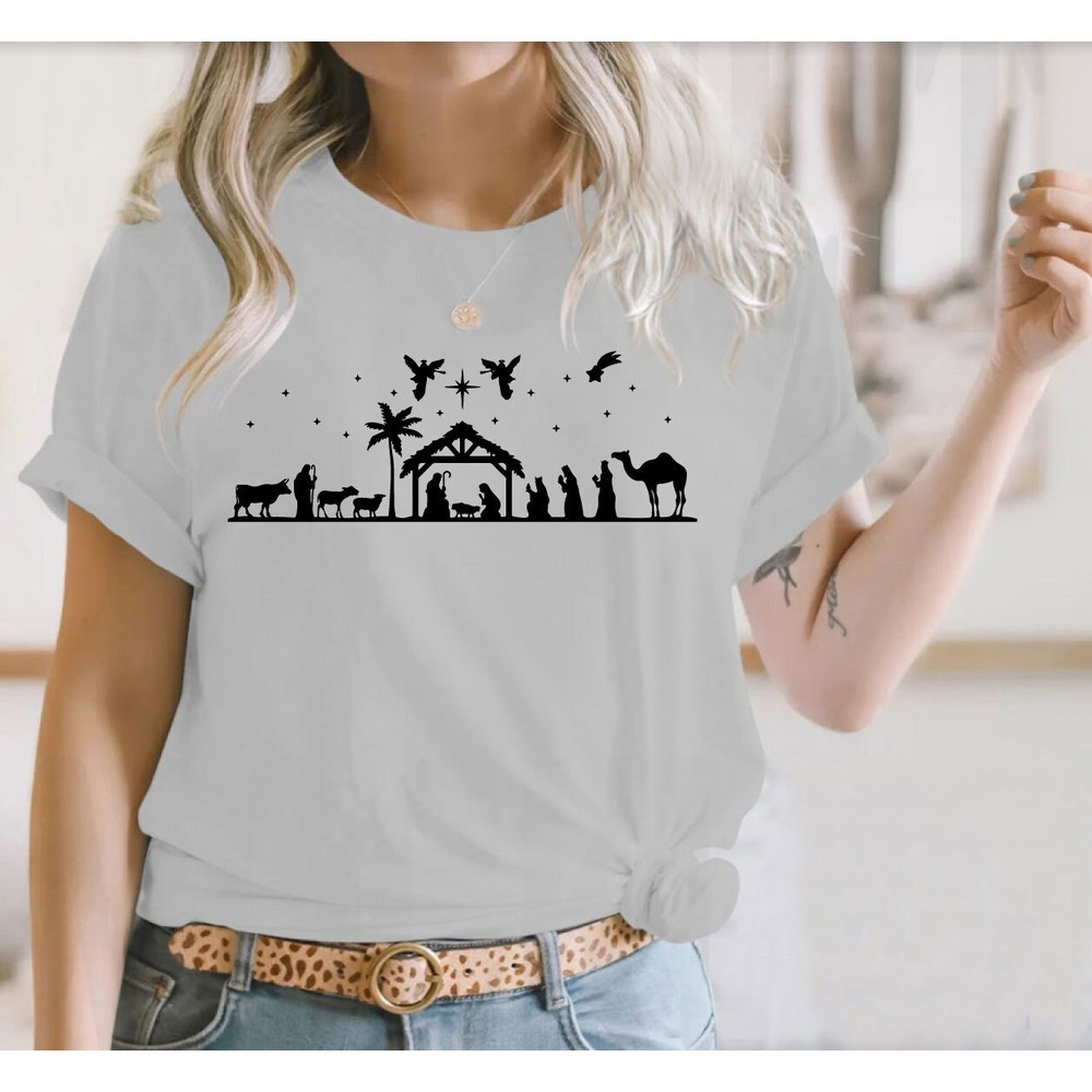 CHRISTMAS T-shirt Xmas Funny Xmas Family Holiday Santa Claus Elf Snowman Jumpers Christmas Shirts, Christmas  Holy Night - 4.jpg