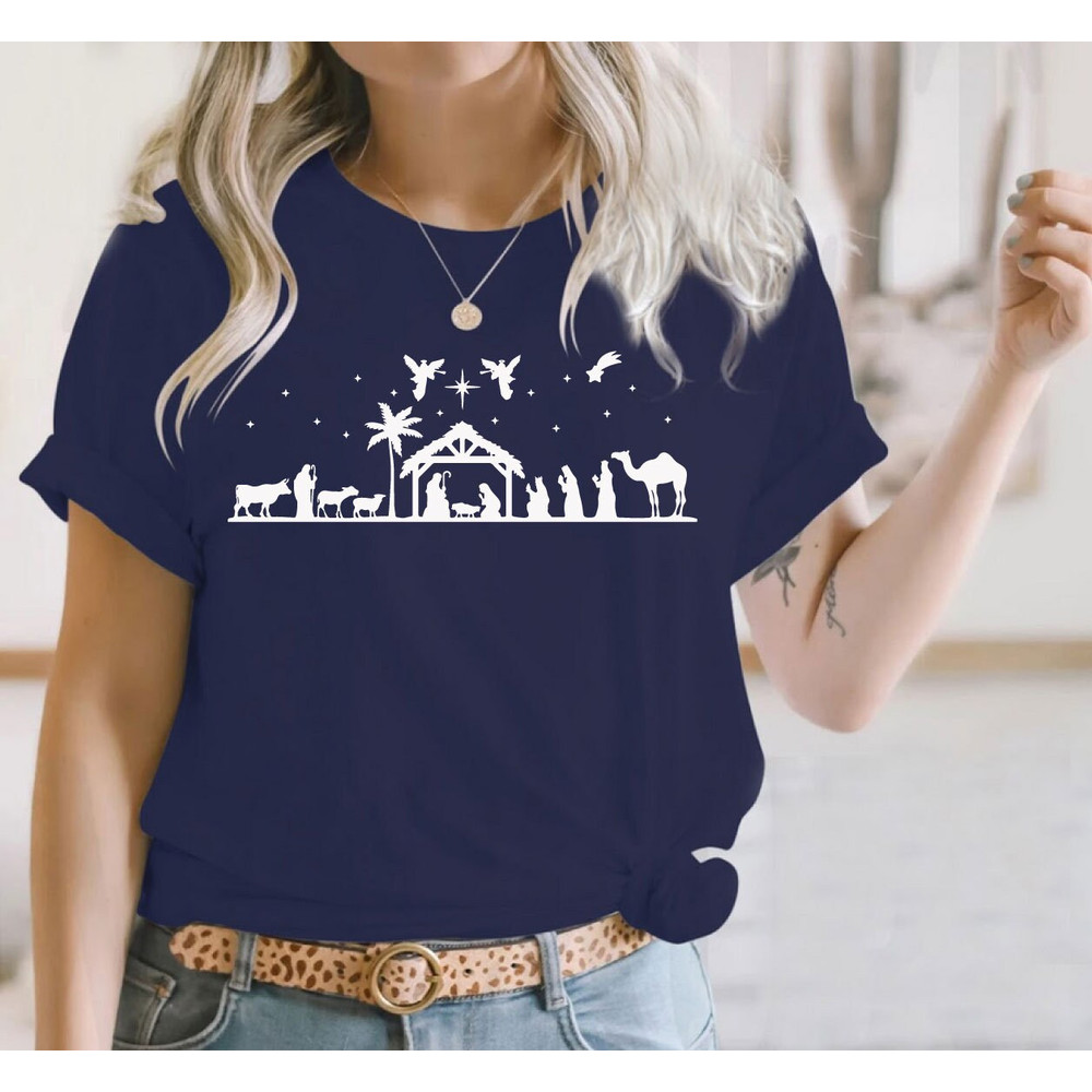 CHRISTMAS T-shirt Xmas Funny Xmas Family Holiday Santa Claus Elf Snowman Jumpers Christmas Shirts, Christmas  Holy Night - 7.jpg