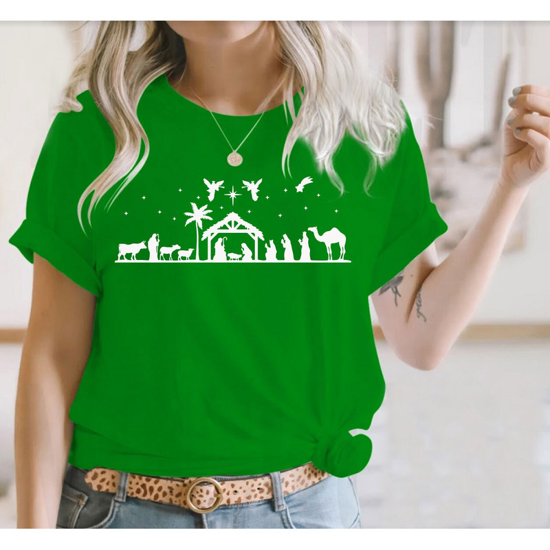 CHRISTMAS T-shirt Xmas Funny Xmas Family Holiday Santa Claus Elf Snowman Jumpers Christmas Shirts, Christmas Holy Night - 5.jpg