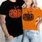 Floral Pumpkin Halloween T shirt, Halloween Costume Gift for Friends, Halloween pumpkin, witch, skull, scarecrow - 1.jpg