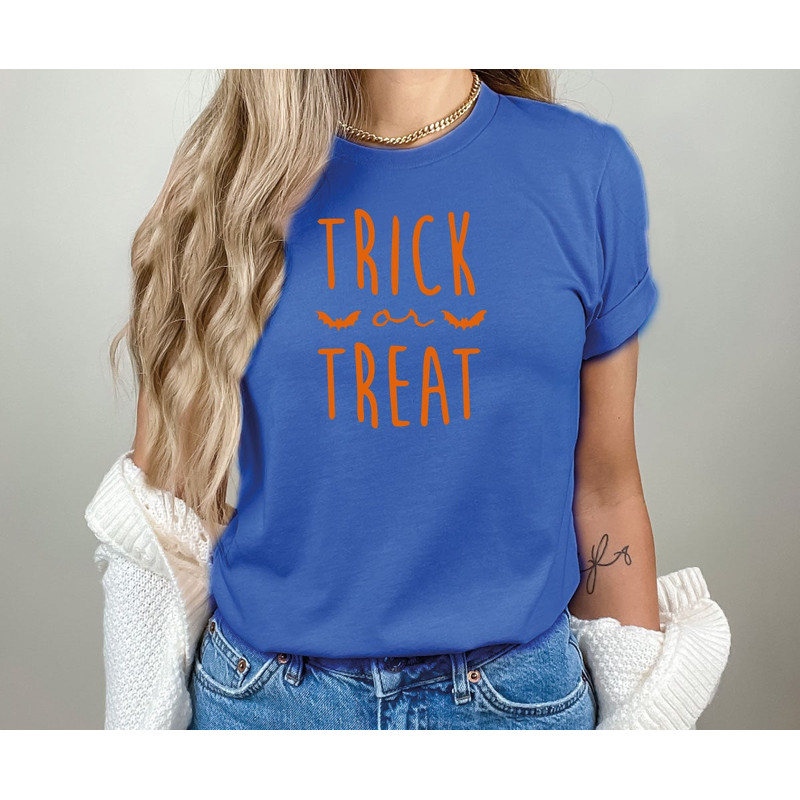 Halloween T Shirt,  Halloween Costume Gift for Friends, Halloween pumpkin, Halloween Gift, Trick or Treat txt - 3.jpg