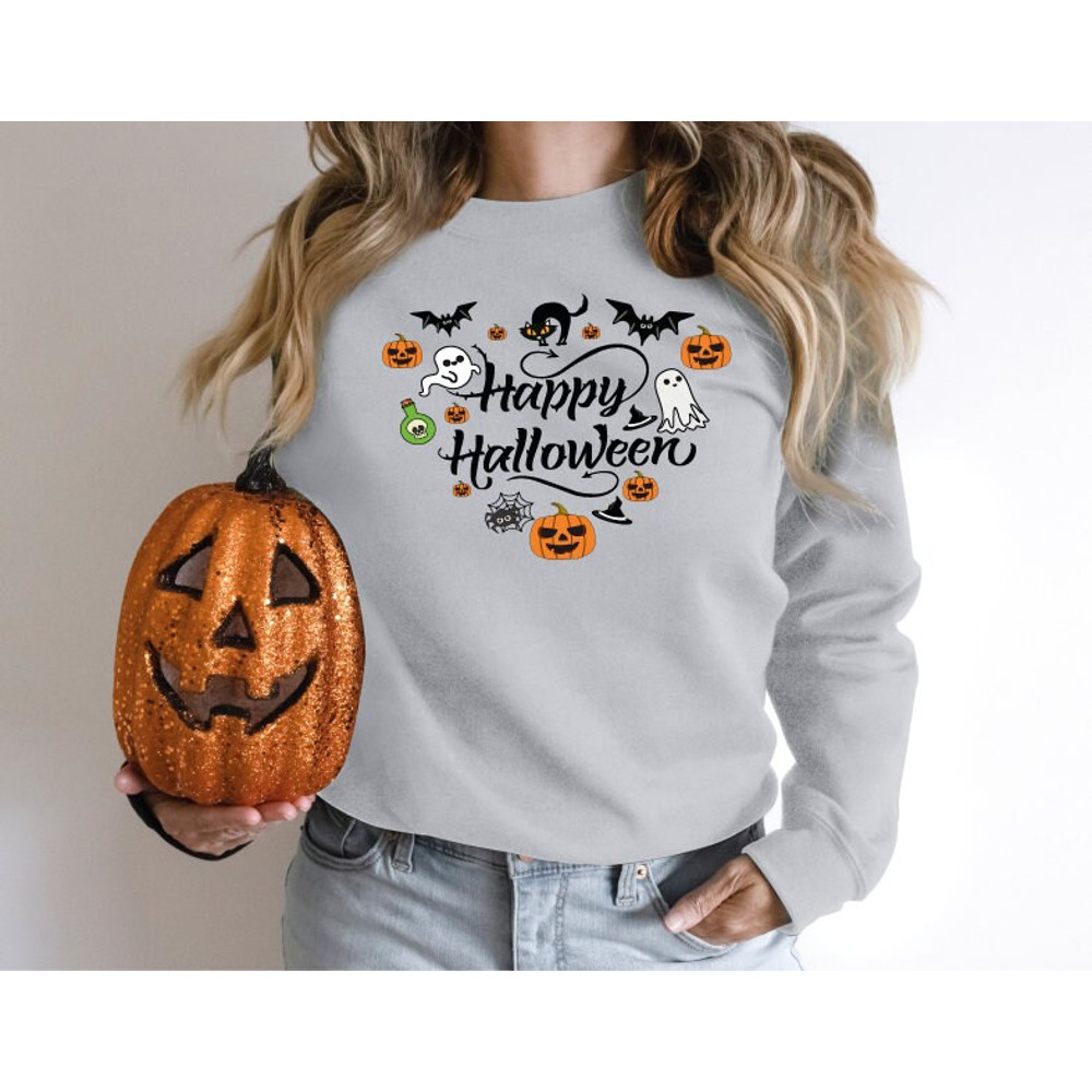 Happy Halloween Sweatshirt, Halloween Costume Gift for Friends, Halloween pumpkin, Halloween Gift, Happy Halloween 1 - 3.jpg