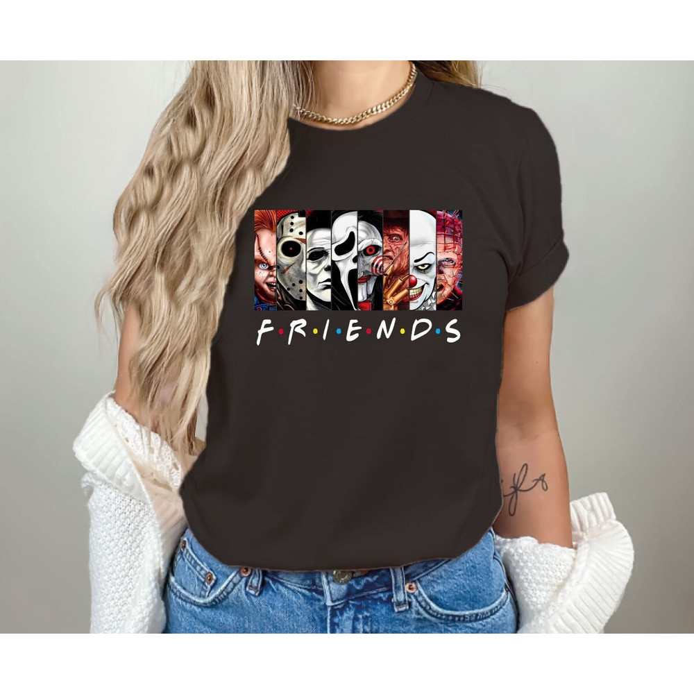 HORROR FRIENDS HALLOWEEN Sweatshirts Funny Halloween Costume, Halloween pumpkin, witch, skull, Monster, Boo, Scare Monster Halloween Friend2 - 1.jpg