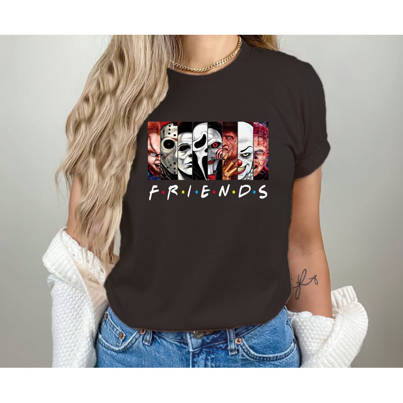HORROR FRIENDS HALLOWEEN Sweatshirts Funny Halloween Costume, Halloween pumpkin, witch, skull, Monster, Boo, Scare Monster Halloween Friend2 - 1.jpg