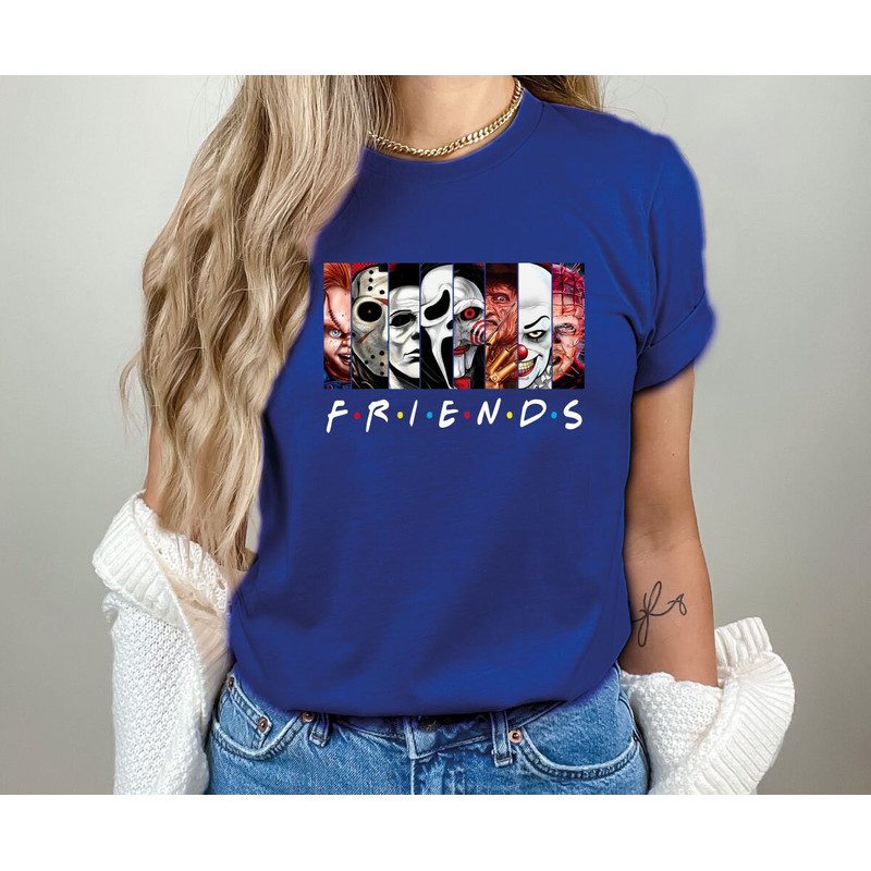 HORROR FRIENDS HALLOWEEN Sweatshirts Funny Halloween Costume, Halloween pumpkin, witch, skull, Monster, Boo, Scare Monster Halloween Friend2 - 5.jpg