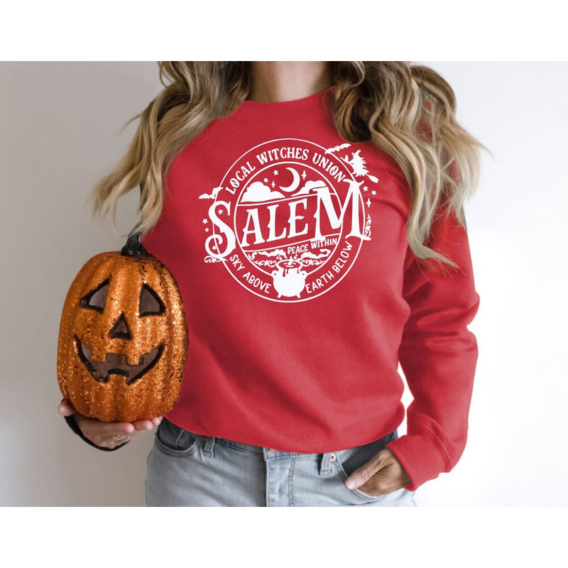 Local Witches Union Salem Halloween  Sweatshirt, Halloween Costume Gift for Friends, Halloween pumpkin, Halloween Gift, Local Witches Salem - 4.jpg