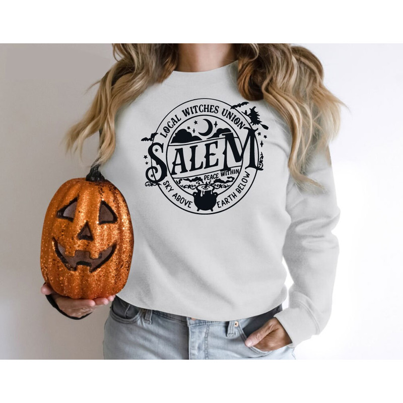 Local Witches Union Salem Halloween  Sweatshirt, Halloween Costume Gift for Friends, Halloween pumpkin, Halloween Gift, Local Witches Salem - 5.jpg