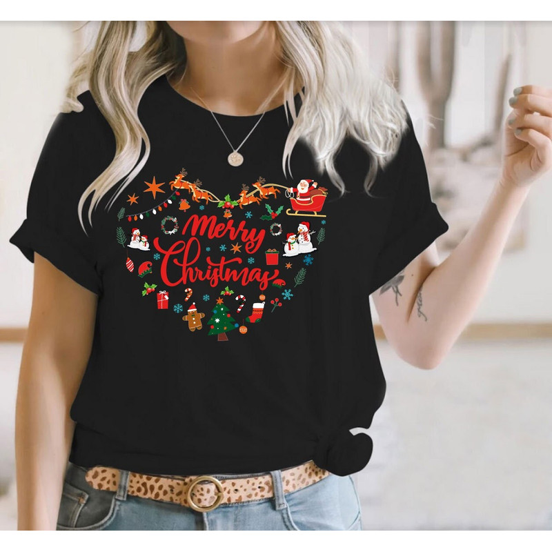 MERRY CHRISTMAS T-shirt Xmas Funny Xmas Family Holiday Santa Claus Elf Snowman Jumpers Christmas Shirts , Merry Christmas 1 - 1.jpg