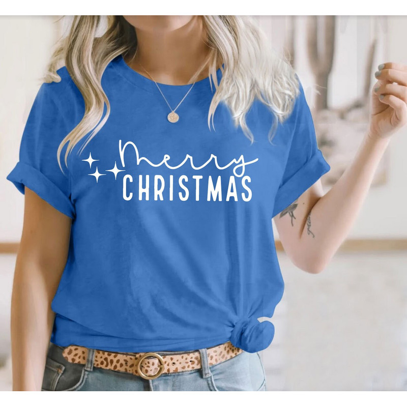 MERRY CHRISTMAS T-shirt Xmas Funny Xmas Family Holiday Santa Claus Elf Snowman Jumpers Christmas Shirts, Merry Christmas 3 Star - 3.jpg