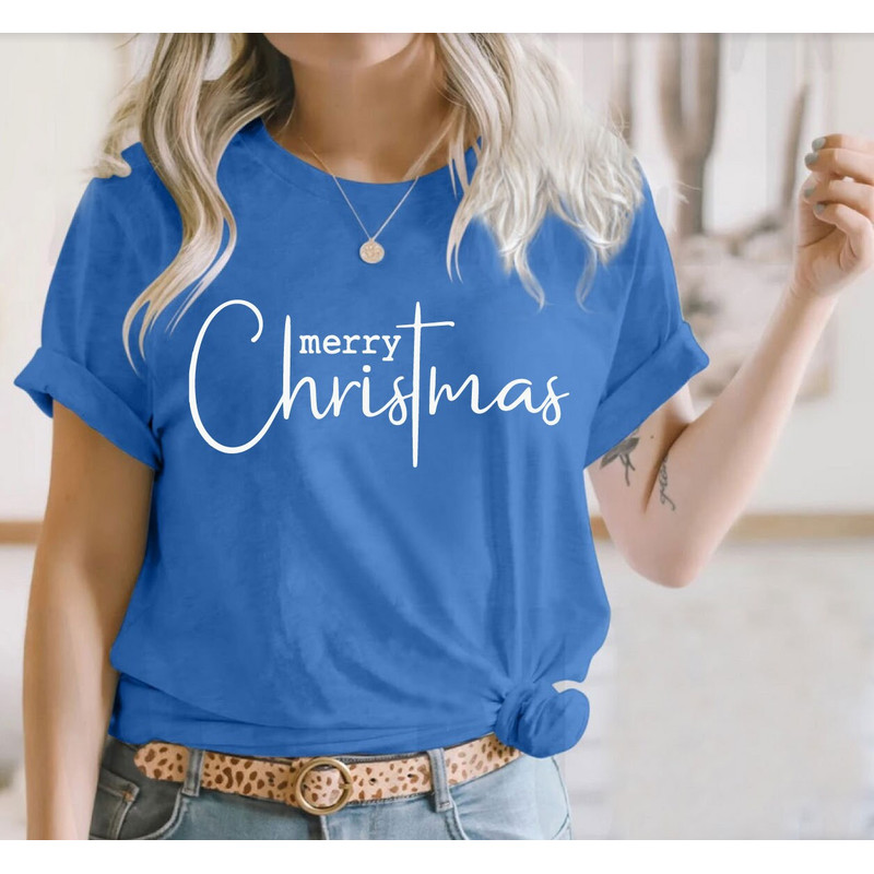 MERRY CHRISTMAS T-shirt Xmas Funny Xmas Family Holiday Santa Claus Elf Snowman Jumpers Christmas Shirts, Merry Christmas Cross - 3.jpg