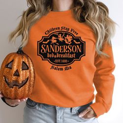 sanderson witch museum halloween sweatshirt, halloween costume gift for friends, halloween pumpkin, halloween gift, sand
