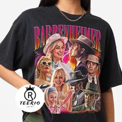 limited barbenheimer vintage t-shirt, gift for women and man unisex t-shirt