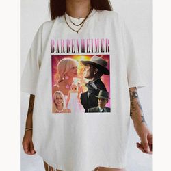 barbenheimer the world changes forever shirt,barbie oppenheimer t-shirt, i survived barbenheimer shirt,oppenheimer movie
