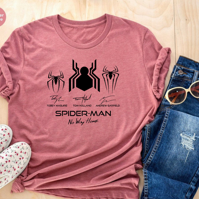 Spiderman No Way Home Shirt, Peter Parker Jumper, Tom Holland t-shirt, Spider-Man Hoodie, Marvel Fan Birthday Gift, 3 Spiderman Famous Shirt - 3.jpg