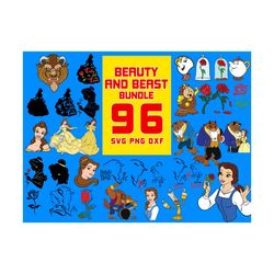 96 files beauty and the beast bundle svg, disney svg, cartoon svg, belle clipart, belle svg, beauty clipart, beauty beas