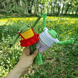 Frog toy. Froggy lover gift. Funny gift. Crochet frog. Crochet toy. Soft toy frog. Frog toy.