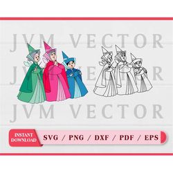 Fairy godmother SVG, clipart, digital file