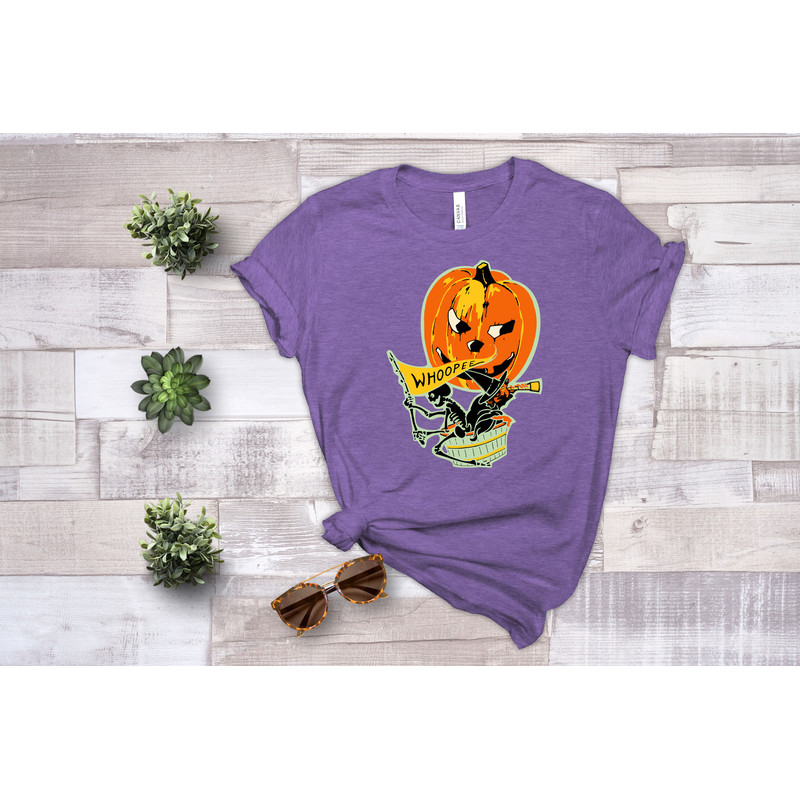 Halloween Pumpkin Shirt, Halloween Skeleton Shirt, Horror Shirt, Halloween Costume, Funny Halloween Gift, Halloween Party, Spooky Season Tee - 4.jpg